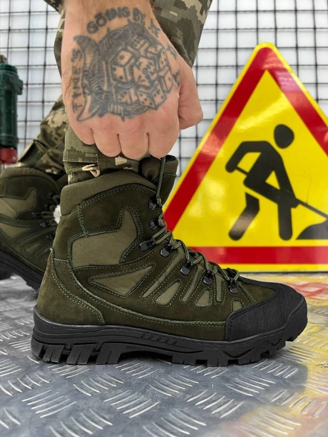 Тактичні зимові черевики на флісі Tactical Assault Boots 40 - зображення 1