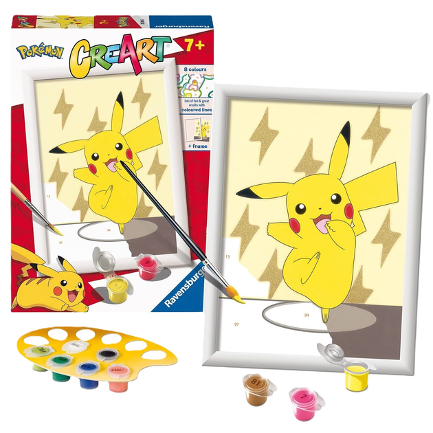 Malowanie po numerach Ravensburger CreArt Pokemon 13 x 18 cm (4005556202416) - obraz 2