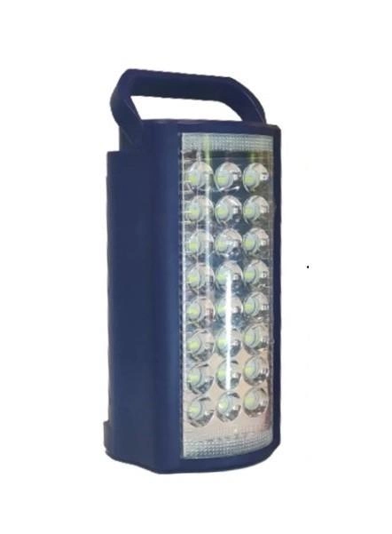 Переносной аккумуляторный фонарь Almina 2606L с функцией Power bank 2 режима 24 LED Синий - изображение 2