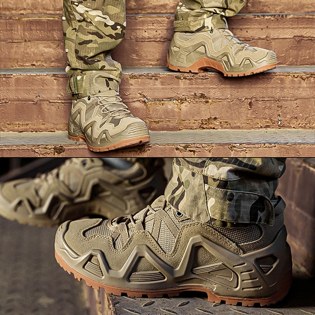 Кросівки тактичні Han-Wild HW-997 Sand Khaki 45 - Фото 5 Кросівки тактичні Han-Wild HW-997 Sand Khaki 45 - зображення 5