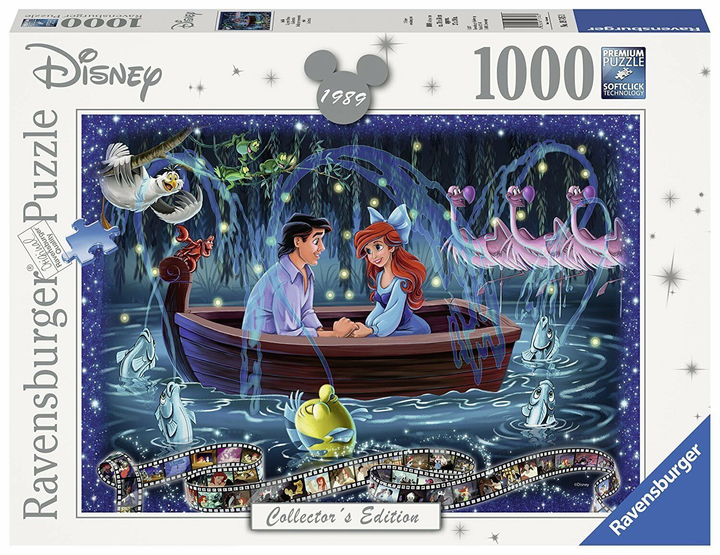 Puzzle Ravensburger Disney Ariel 70 x 50 cm 1000 elementów (4005556197453) - obraz 1