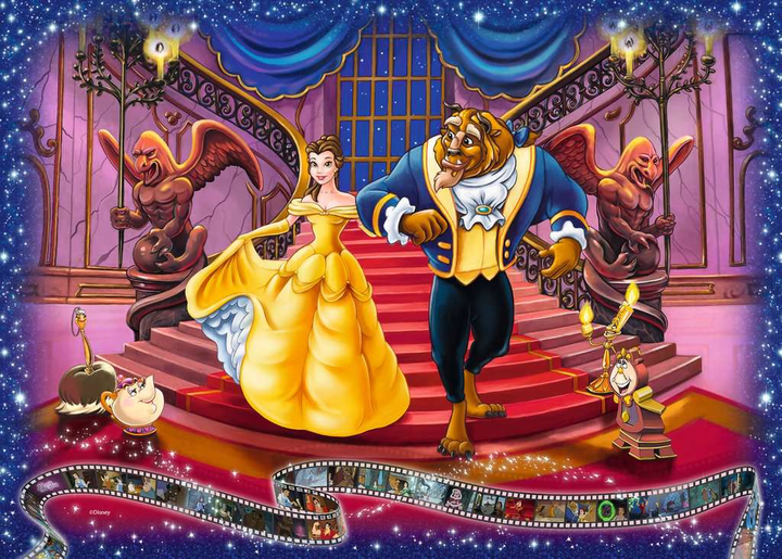 Пазл Ravensburger Disney Beauty and The Beast 70 x 50 см 1000 деталей (4005556197460) - зображення 2