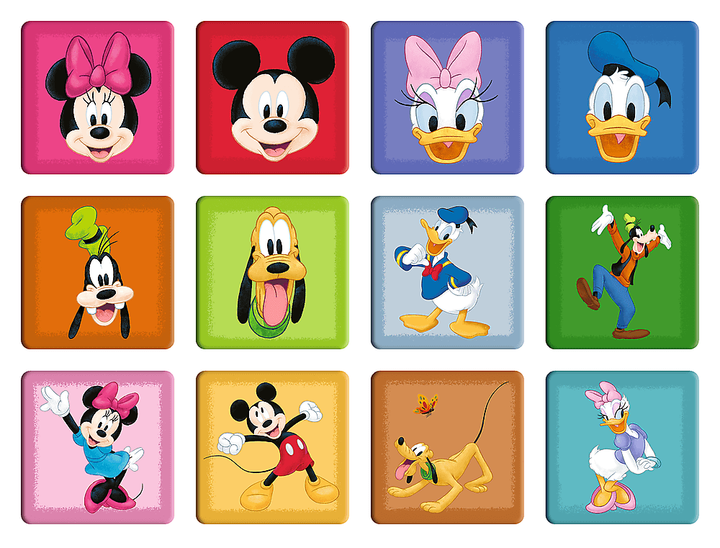 Zestaw puzzli Trefl Mickey and Friends Poznaj bohaterów Disney 27.5 x 20.5 cm 2 x 78 elementów (5900511933444) - obraz 2