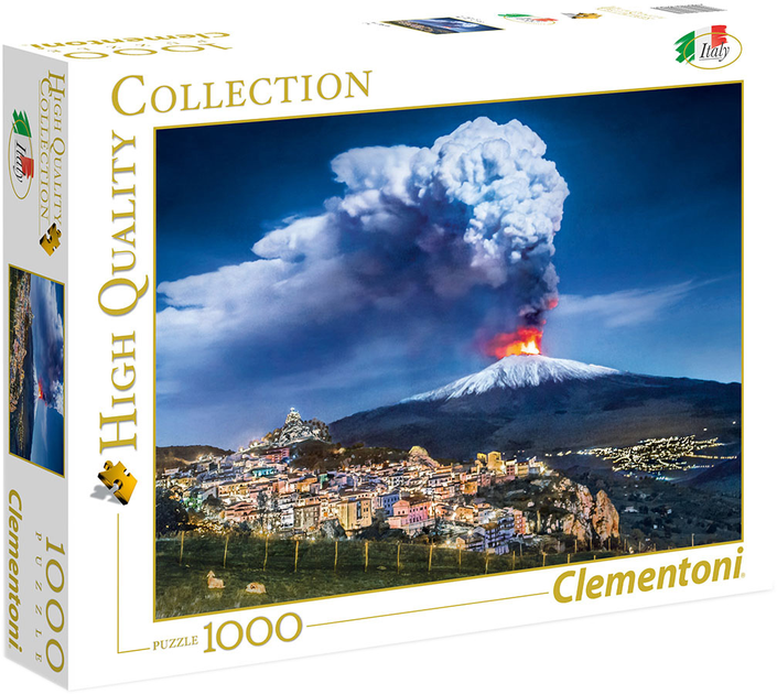 Puzzle Clementoni Etna Volcano 69 x 50 cm 1000 elementów (8005125394531) - obraz 1