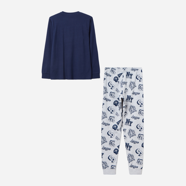Піжама дитяча (світшот + штани) OVS 1844050 158 см Блакитна (8056781816400) - зображення 2