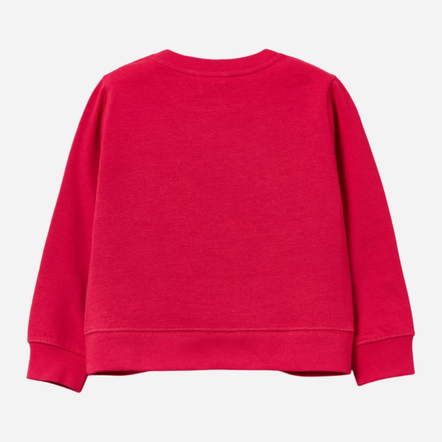 Bluza bez kaptura dziewczęca OVS 1898536 104 cm Czerwona (8057274452785) - obraz 2