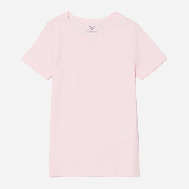 Koszulka dziecięca OVS 1892439 140 cm Różowa (8052147147690) - obraz 1