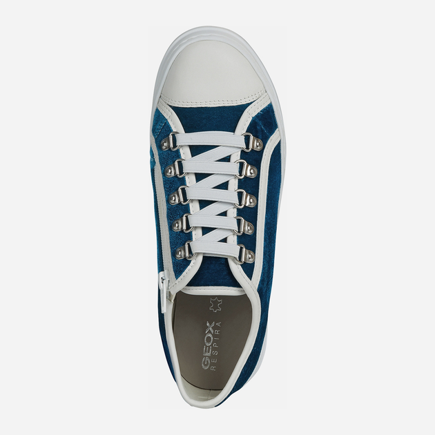 Sneakersy damskie na platformie Geox D02FEA0FP54 36 Terakota/Biały (8054730419306) - obraz 4