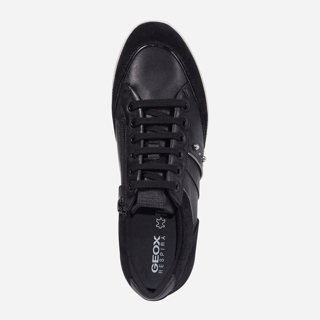 Sneakersy damskie Geox D2568B08522 41 Czarne (8050036583666) - obraz 4