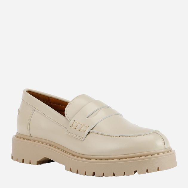 Loafersy damskie Geox D16QDB00043 37 Kremowe (8050036869128) - obraz 2