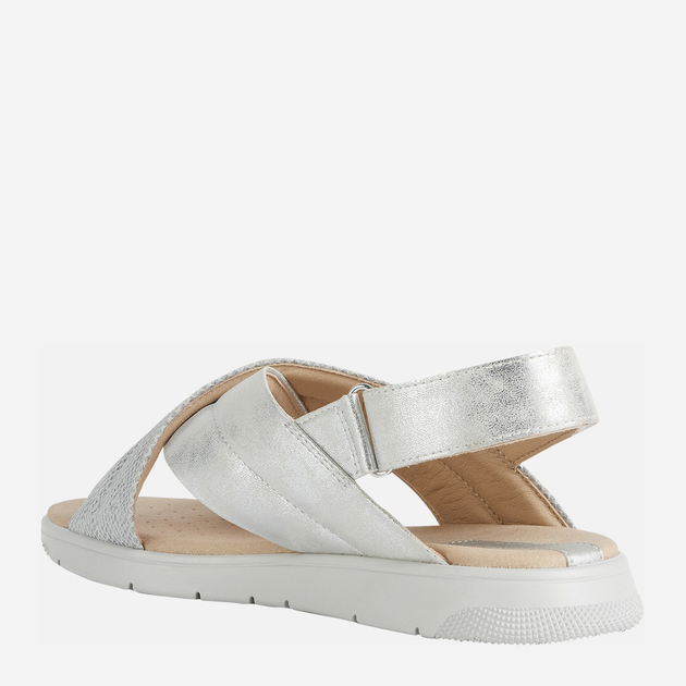 Жіночі сандалі Geox D25NNA0NF6P 36 Світло-сірі (8050036472830) - зображення 3