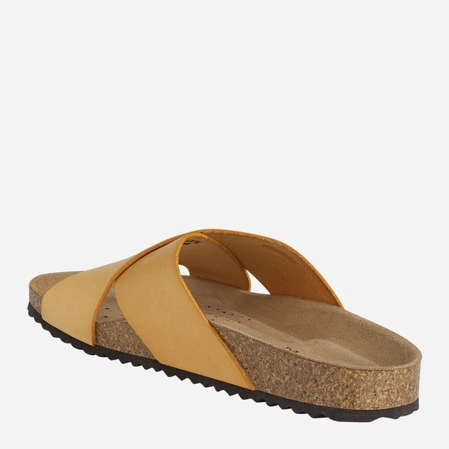 Жіночі шльопанці Geox D25LSD00043 38 Темно-жовті (8050036472205) - зображення 3