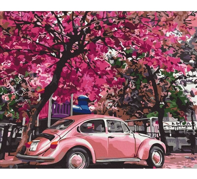 Картина за номерами Symag Paint it Весняна автостоянка 40 x 50 см (5904433381345) - зображення 1