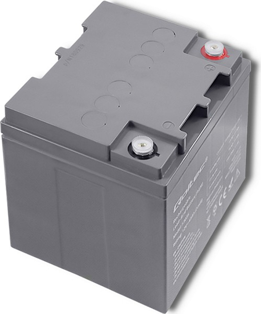 Акумуляторна батарея Qoltec AGM 12V 45Ah max 540A 53035 (5901878530352) - зображення 3