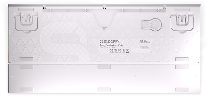Klawiatura przewodowa Endorfy Omnis Pudding Kailh Blue USB Onyx White (EY5A034) - obraz 12