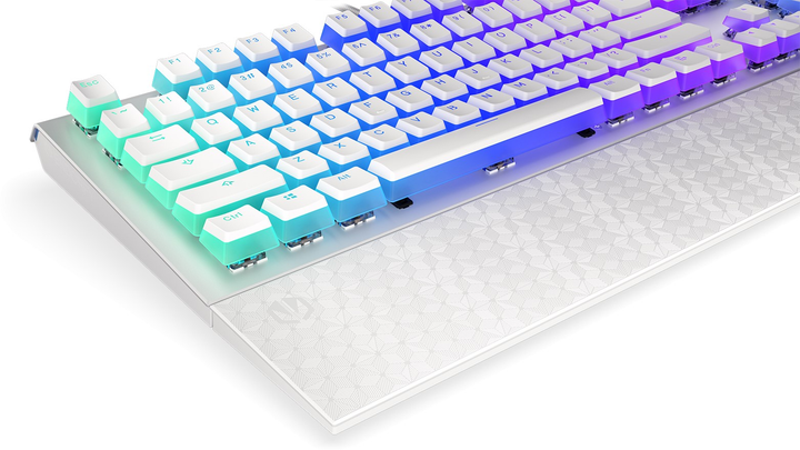 Клавіатура дротова Endorfy Omnis Pudding Kailh Brown USB Onyx White (EY5A035) - зображення 8