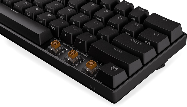 Клавіатура бездротова Endorfy Thock Compact Kailh Box Brown Wireless Black (EY5A067) - зображення 13