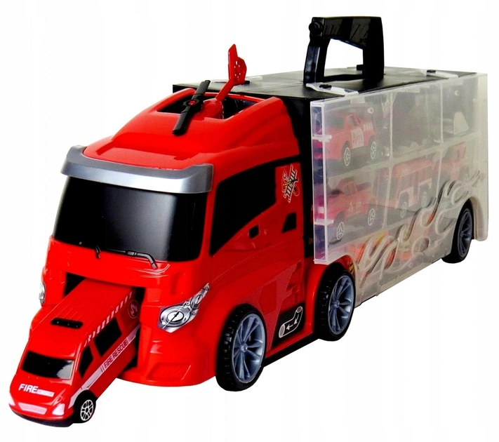 Вантажівка-валізка Dromader 02878 з машинками (6900360028789) - зображення 2