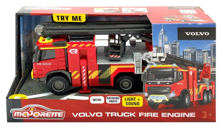 Пожежна машина Majorette Volvo (3467452068847) - зображення 1