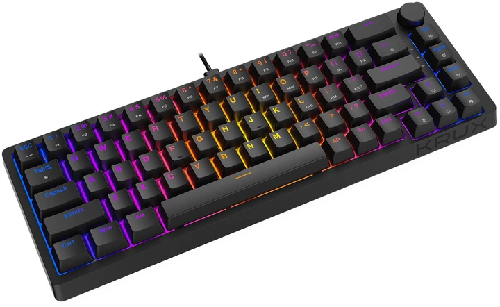 Клавіатура Krux Atax 65% Pro RGB Outemu Red (KRX0126) - зображення 5