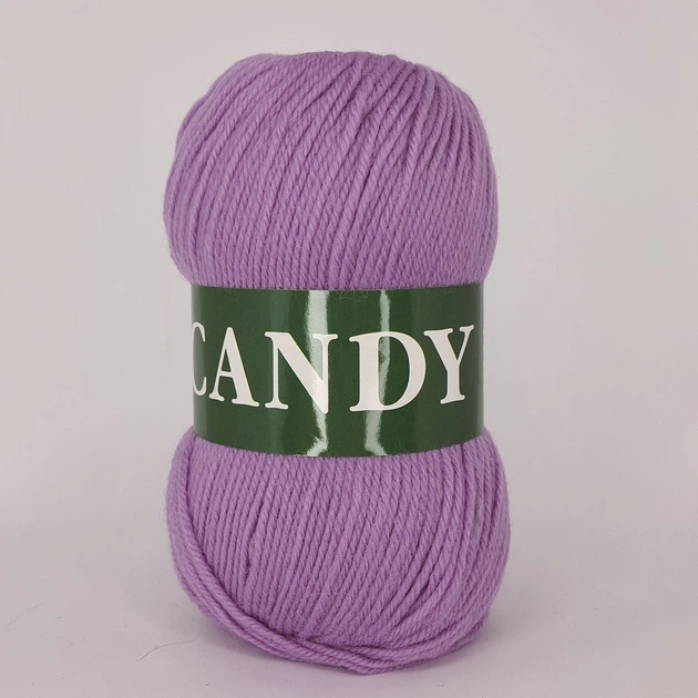 Пряжа шерстяная Vita Candy 2553 сирень - Фото 1 Пряжа шерстяная Vita Candy 2553 сирень - изображение 1