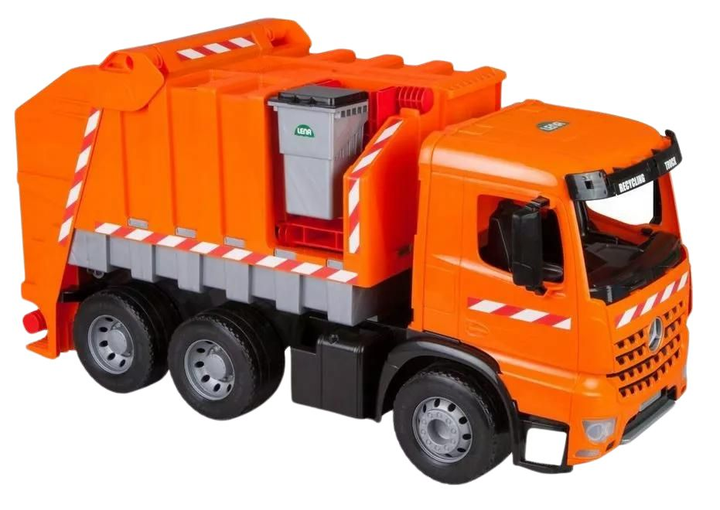 Мусоровоз Lena Mercedes Actros с наклейками 74 см (4006942842704 ...