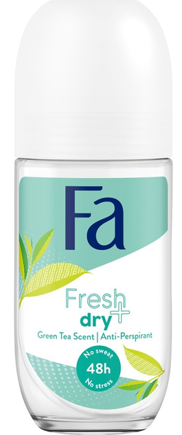 Antyperspirant w kulce Fa Fresh&Dry Green Tea 48h o zapachu zielonej herbaty 50 ml (9000100935845) - obraz 1