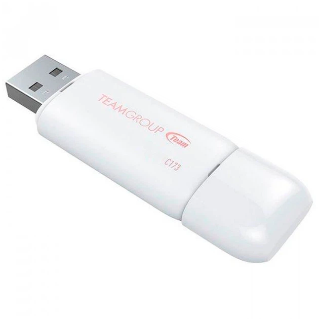 Флеш накопитель 16GB Team C173 Pearl White (TC17316GW01) - изображение 2