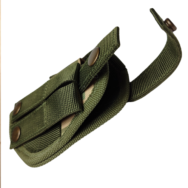 Кобура ВОЛМАС для ПМ с креплением Molle и чехлом подсумком для магазина пиксель - изображение 10