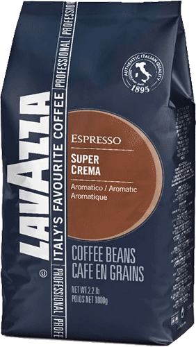 Кофе в зернах Lavazza Super Crema купаж арабики и робусты 1000 грамм - изображение 2