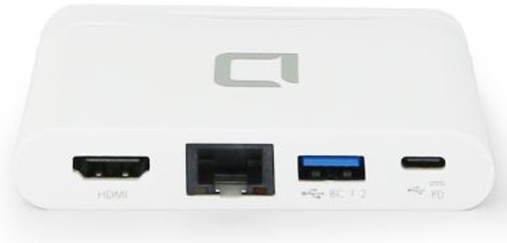 Док-станція Dicota D31730 4in1 Mobil 4k 1xUSB-C 1xUSB-A RJ45 HDMI (7640158679142) - зображення 2