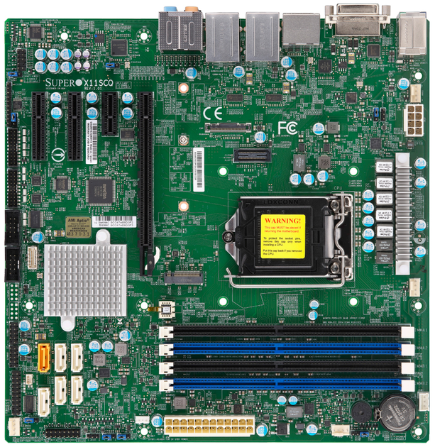 Płyta główna Supermicro MBD-X11SCQ-O (s1151, Intel Q370, PCI-Ex16) - obraz 1