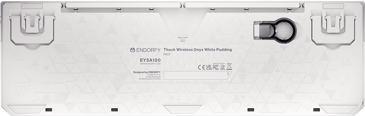 Клавіатура бездротова Endorfy Thock Pudding Kailh Box Red Wireless Onyx White (EY5A120) - зображення 15