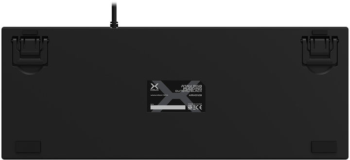 Klawiatura Krux Atax PRO RGB Pudding Gateron Yellow (KRX0129) - obraz 12
