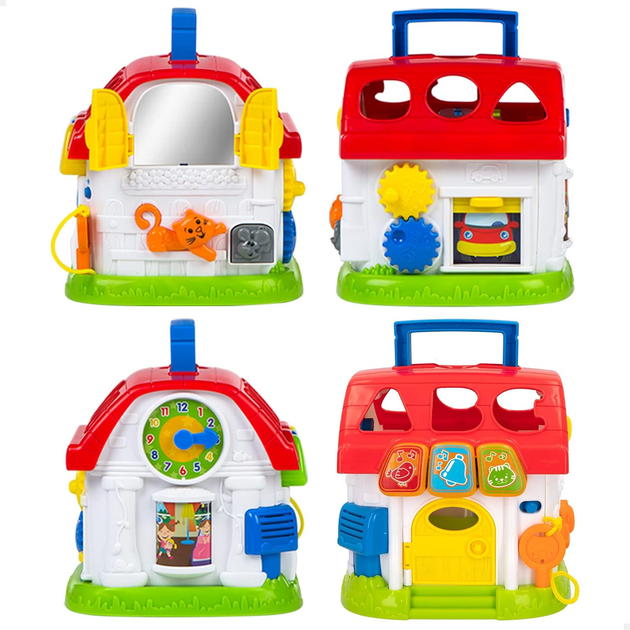 Interaktywny sorter Smily Play Sort and Learn Activity House (4895038507722) - obraz 4