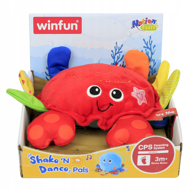 Interaktywny krab Smily Play Tańczę i wibruję (4895038501553) - obraz 1