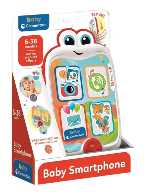 Interaktywny Smartfon Clementoni Baby (8005125174836) - obraz 1
