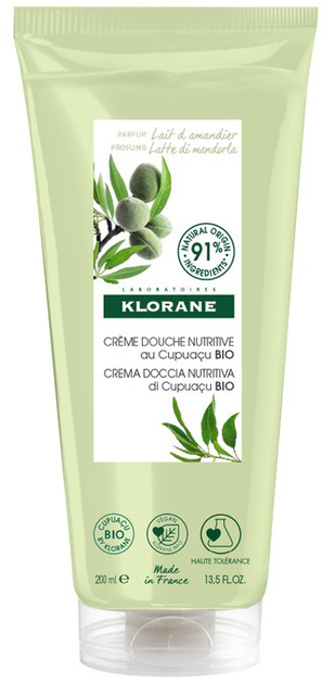 Krem pod prysznic Klorane Nourishing Shower Cream Lait d’Amandier 200 ml (3282770143836) - obraz 1
