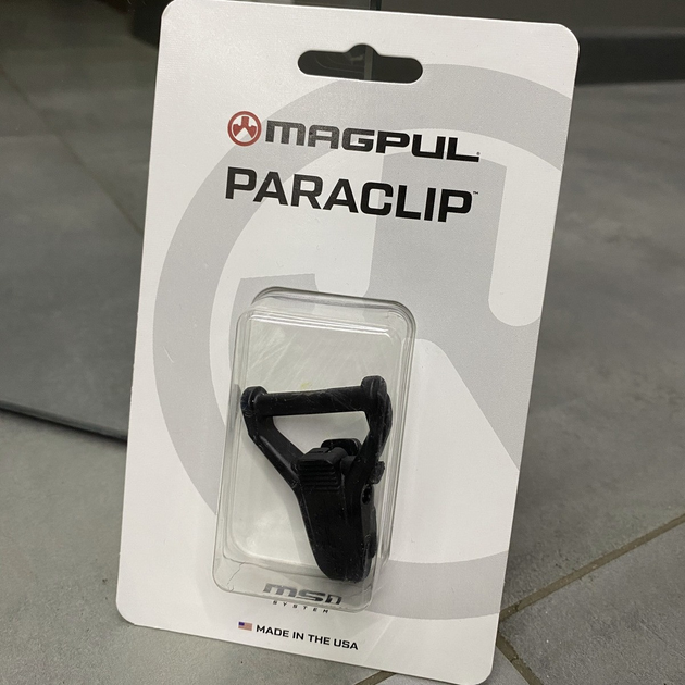 Антабка Magpul Paraclip™ для ременя MS1 або адаптерів (швидкознімна), Чорна, кріплення для ременя на зброю MAG541 - зображення 2