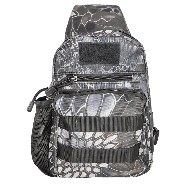 Рюкзак тактический на одно плечо AOKALI Outdoor A14 20L Black Typhon - изображение 2