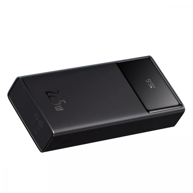 Power Bank УМБ Baseus 20000mAh 2USB/Type-C PD/QC 22.5W/3A PPXJ080001 black - зображення 6