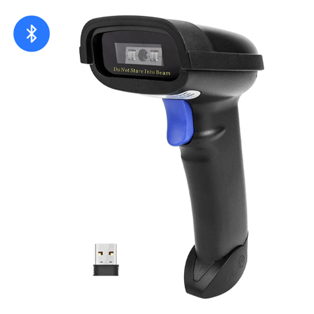 Беспроводной сканер штрихкодов CCD LED Bluetooth, Netum NT-1228BC ...