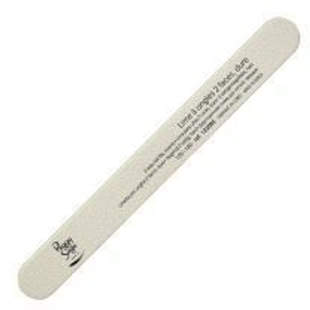 Pilnik do paznokci Peggy Sage 2-Way Nail File Coarse dwustronny 100/180 biały 1 szt (3529311225034) - obraz 1