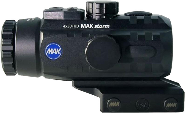 Приціл призматичний MAK MAKstorm 4x30i HD. Picatinny/Weaver (MAK-MAK-64643) - зображення 1