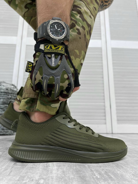Тактические кроссовки Tactical Forces Shoes Olive 44 - изображение 1