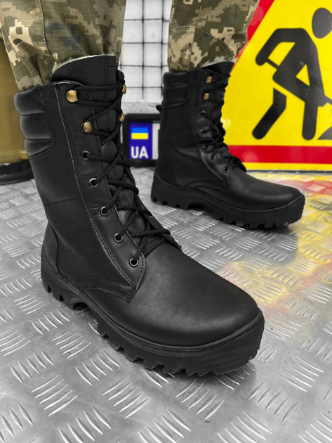 Тактические берцы зимние Tactical Boots Black 41 - изображение 2