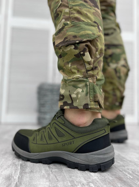 Тактичні кросівки Tactical Combat Shoes Olive 42 - зображення 2