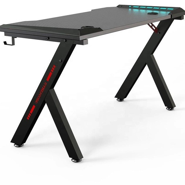 Игровой Геймерский Компьютерный Стол BEISIJIE с RGB LED Подсветкой ...