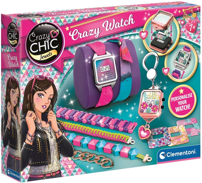 Zestaw kreatywny Clementoni Crazy Chic Crazy Watch (8005125186396) - obraz 1