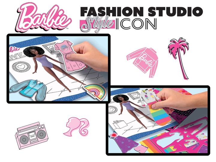 Zestaw kreatywny Lisciani Barbie Sketch Book Style Icon (9788833512839) - obraz 3